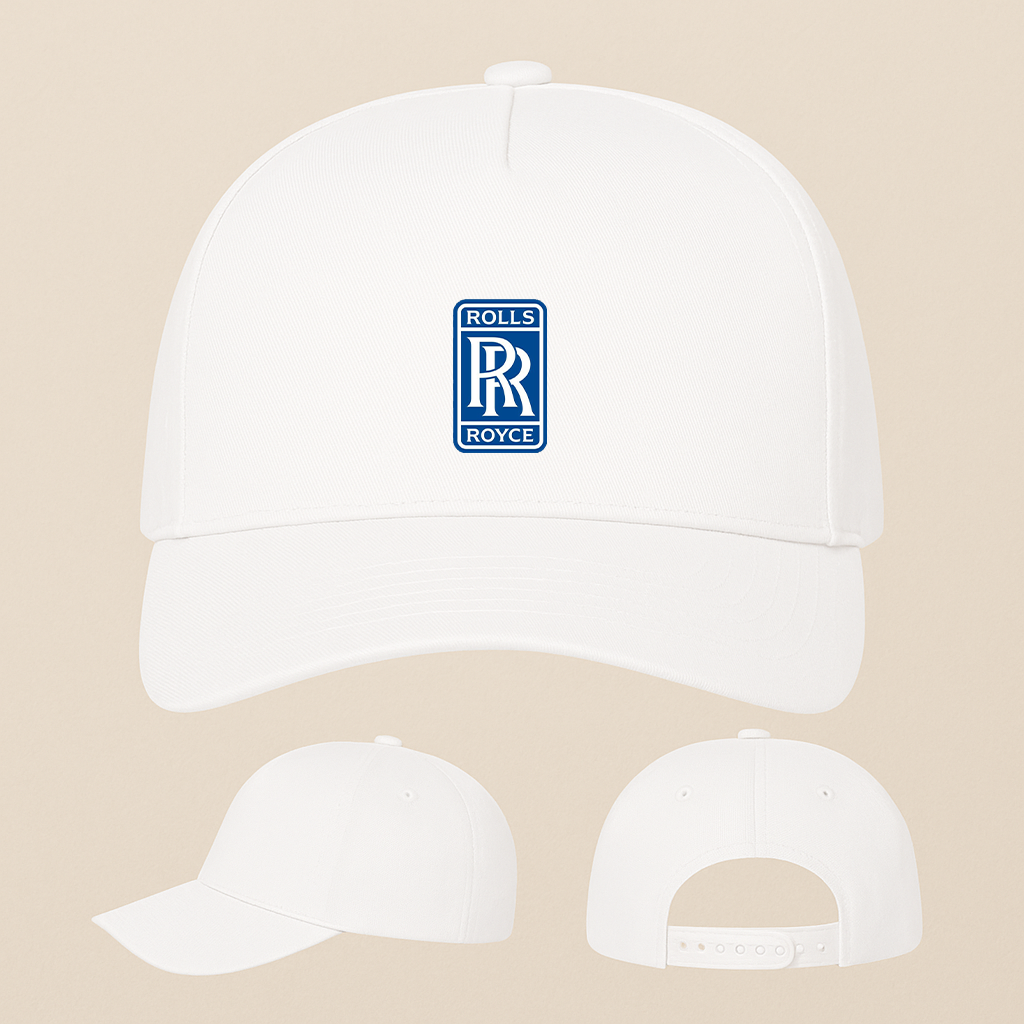 Rolls Royce Car Five Panel Twill Snapback Cap